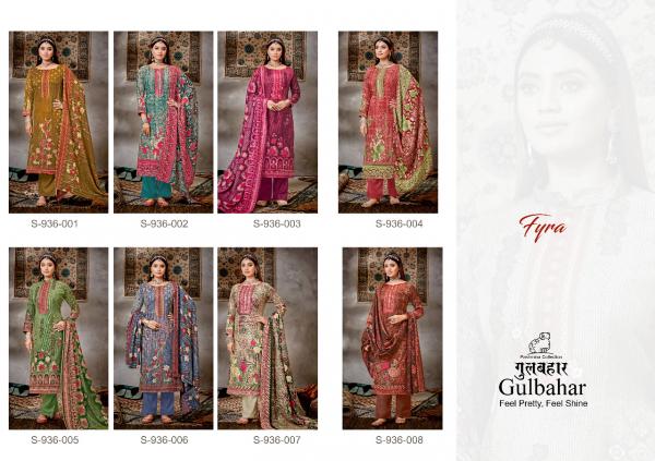 Fyra Gulbahar Pashmina Swarovski Desiner Dress Material